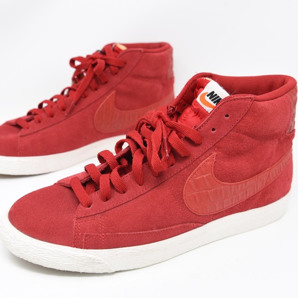nike blazer mid premium red